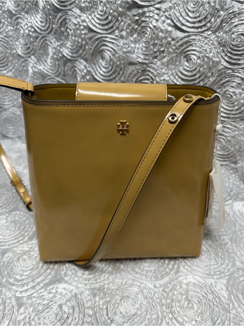 Tory Burch Emerson Patent Bucket Bag